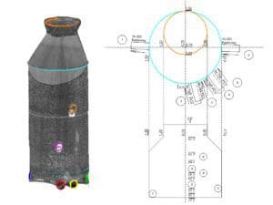 pomiar geometrii 30 tys. studni sanitarnych